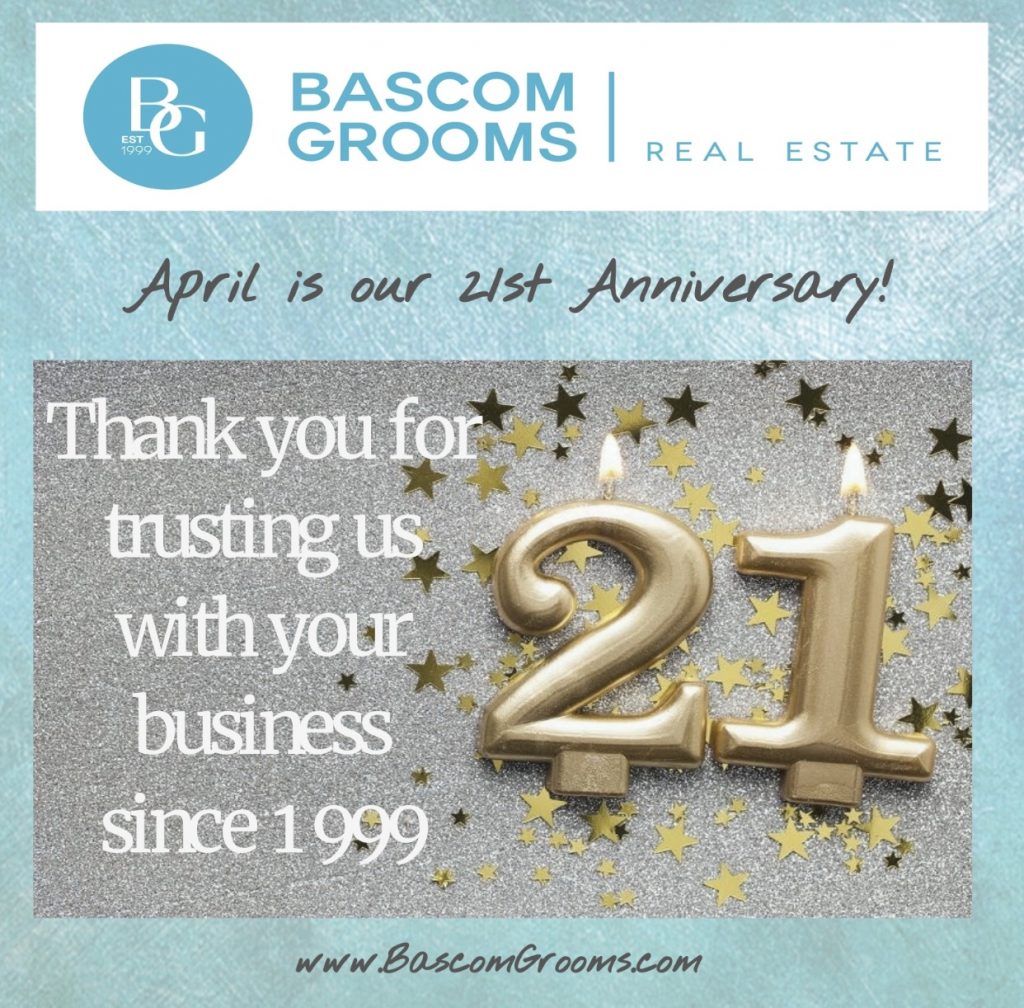 Bascom Grooms 21st Anniversary